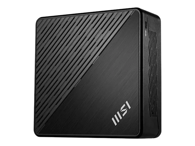 MSI Cubi N ADL 002EU - Mini PC N-series N100 / op til 3.4 GHz - RAM 4 GB - SSD 128 GB - NVMe - UHD Graphics - Gigabit Ethernet - Win 11 Pro - skærm: ingen - sort