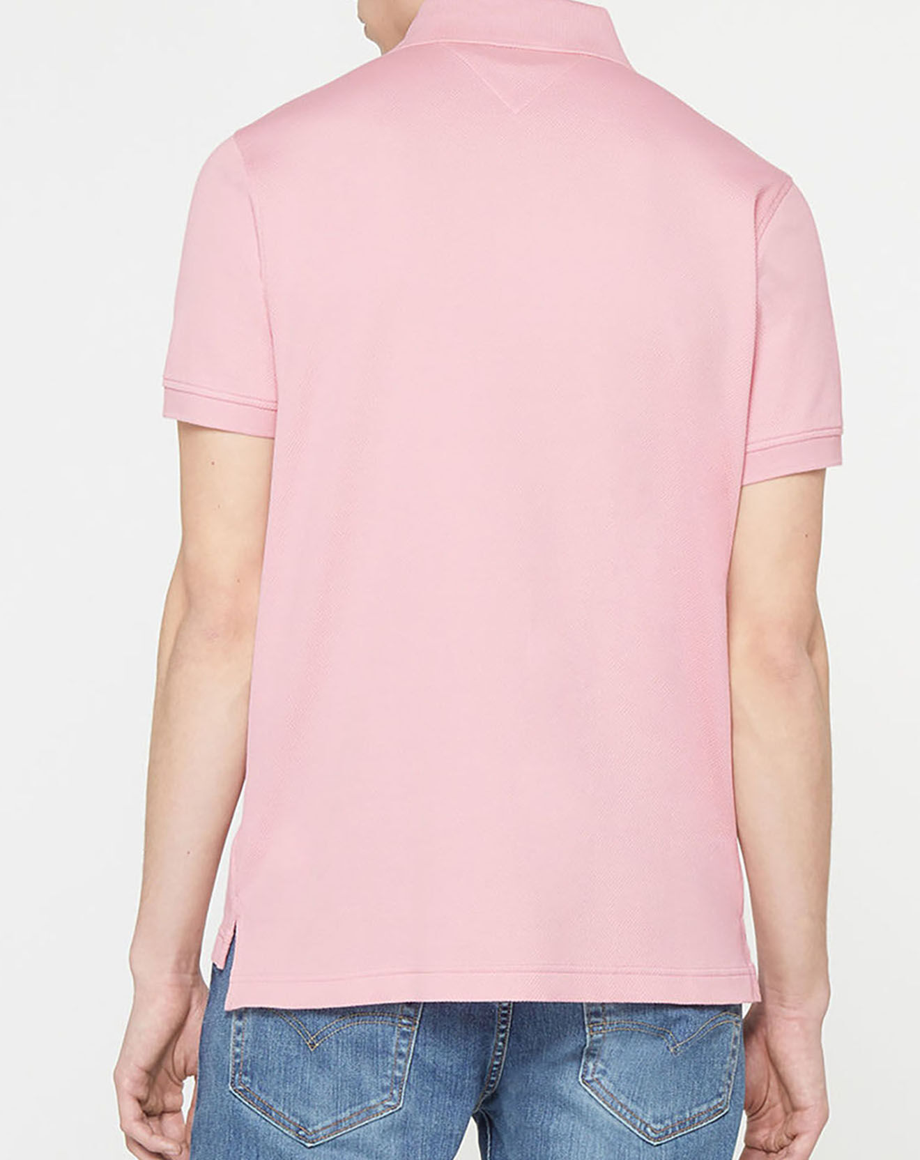 Tommy Hilfiger Polo slim fit sophisticated struct rose clair