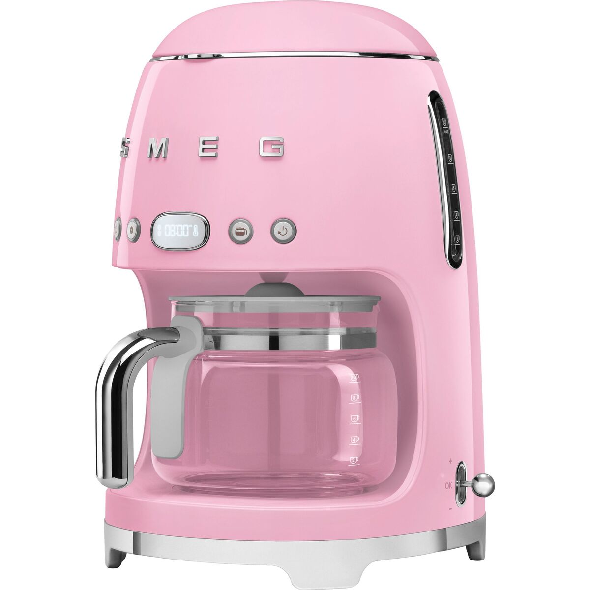 DCF02PKEU Retro kaffemaskin, rosa