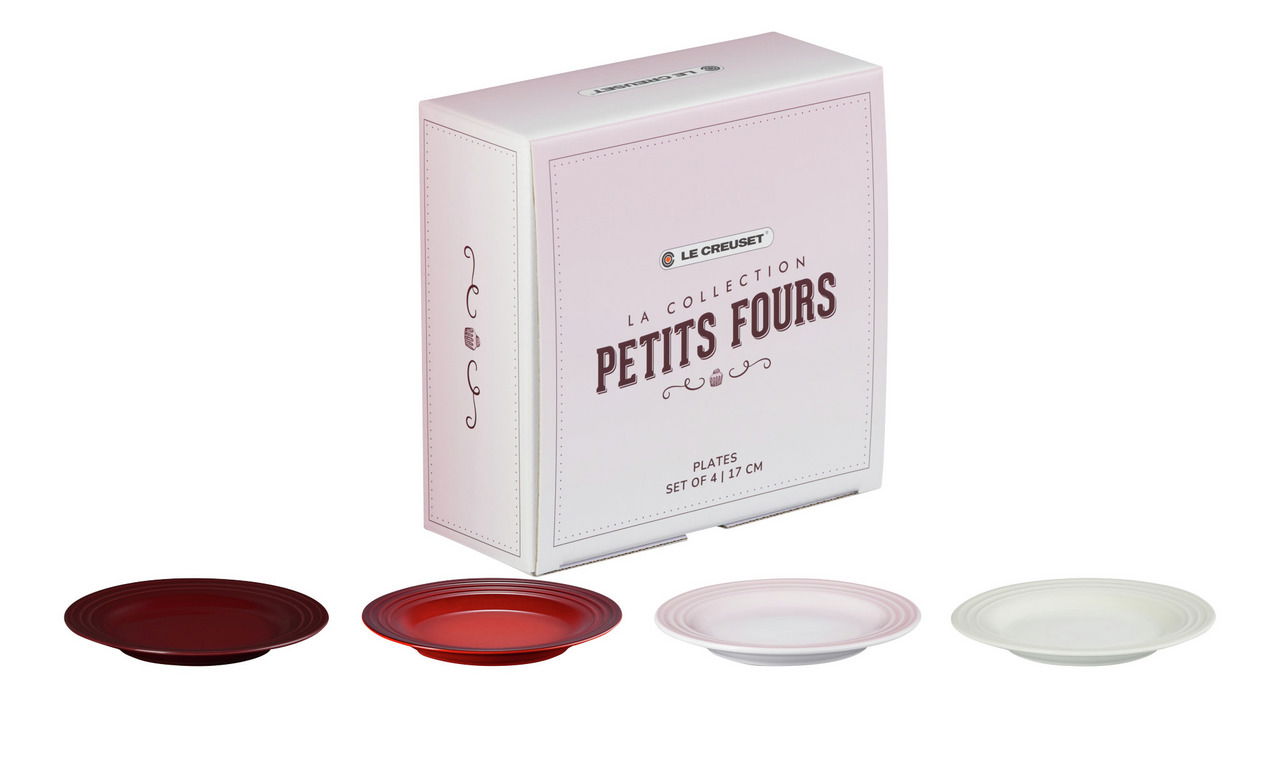 LE CREUSET Tellerset 4-tlg. 17cm PETITS FOURS