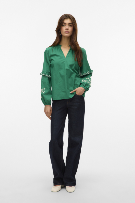 Vero Moda groene dames blouse