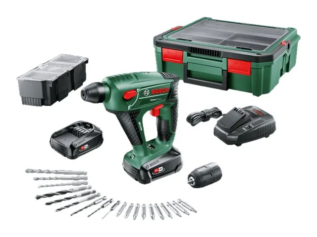 Bosch AKKUBOREHAMMER UNEO MAXX 18V 2X1,5 S-BOX