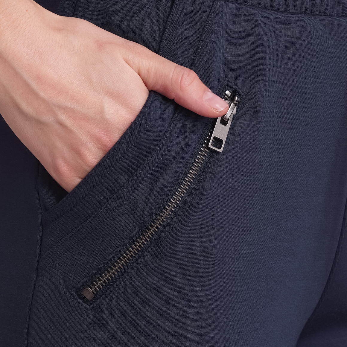 Gina Collection Damen Jogginghose aus Modal-Mix dunkelblau