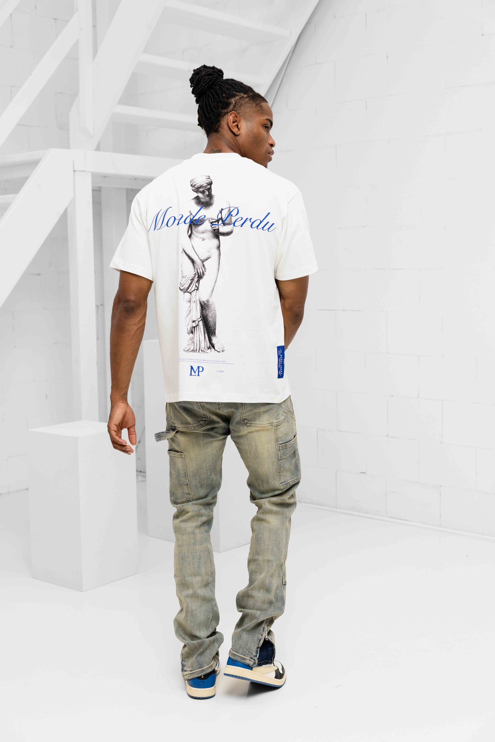 Le Monde Perdu Vinus Ostia T-Shirt Heren Gebroken Wit