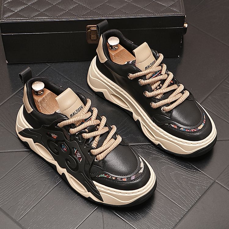 Mr Ozera - Print Panel Veterschoenen