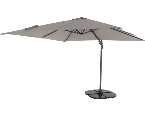 Siena Garden Califorina zweefparasol 300 x 300 cm taupe
