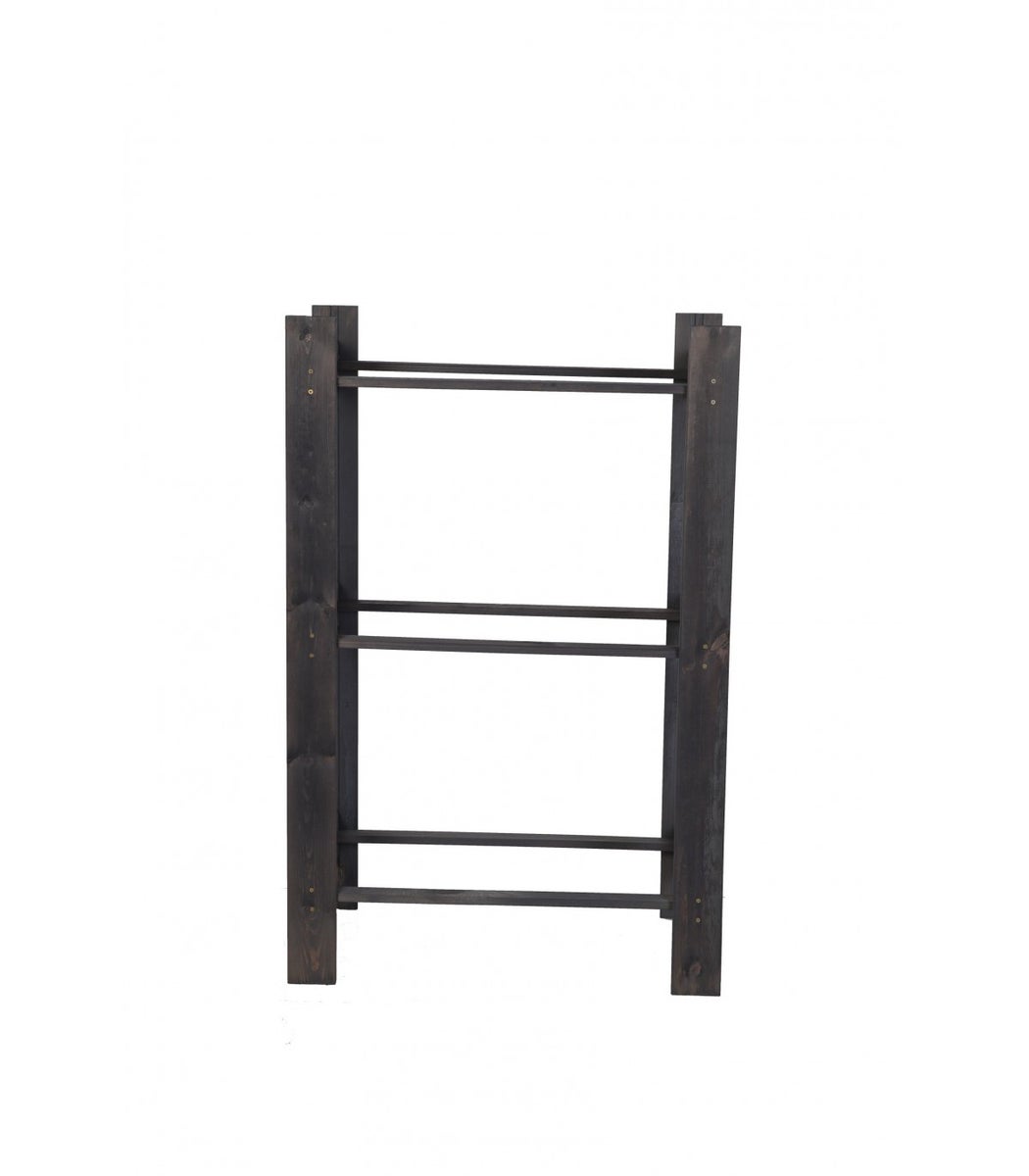 PROREGAL Drankkrattenrek Pinepeak HxBxD 107,4 x 70 x 38,8 cm Voor 3 kratten Dennenhout Grijs
