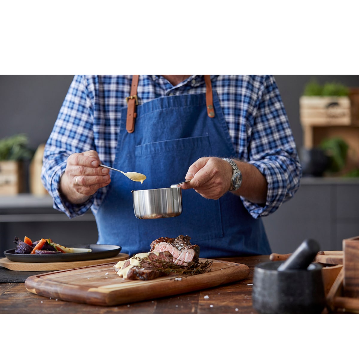 HOLM Saucepan Dia. 10 x 6 cm Stainless steel