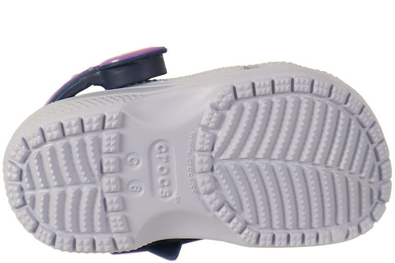CROCS C IMAGINATION LIGHTS BKSTRPCGT CLOGS I LILLA GUMMI MED LYS