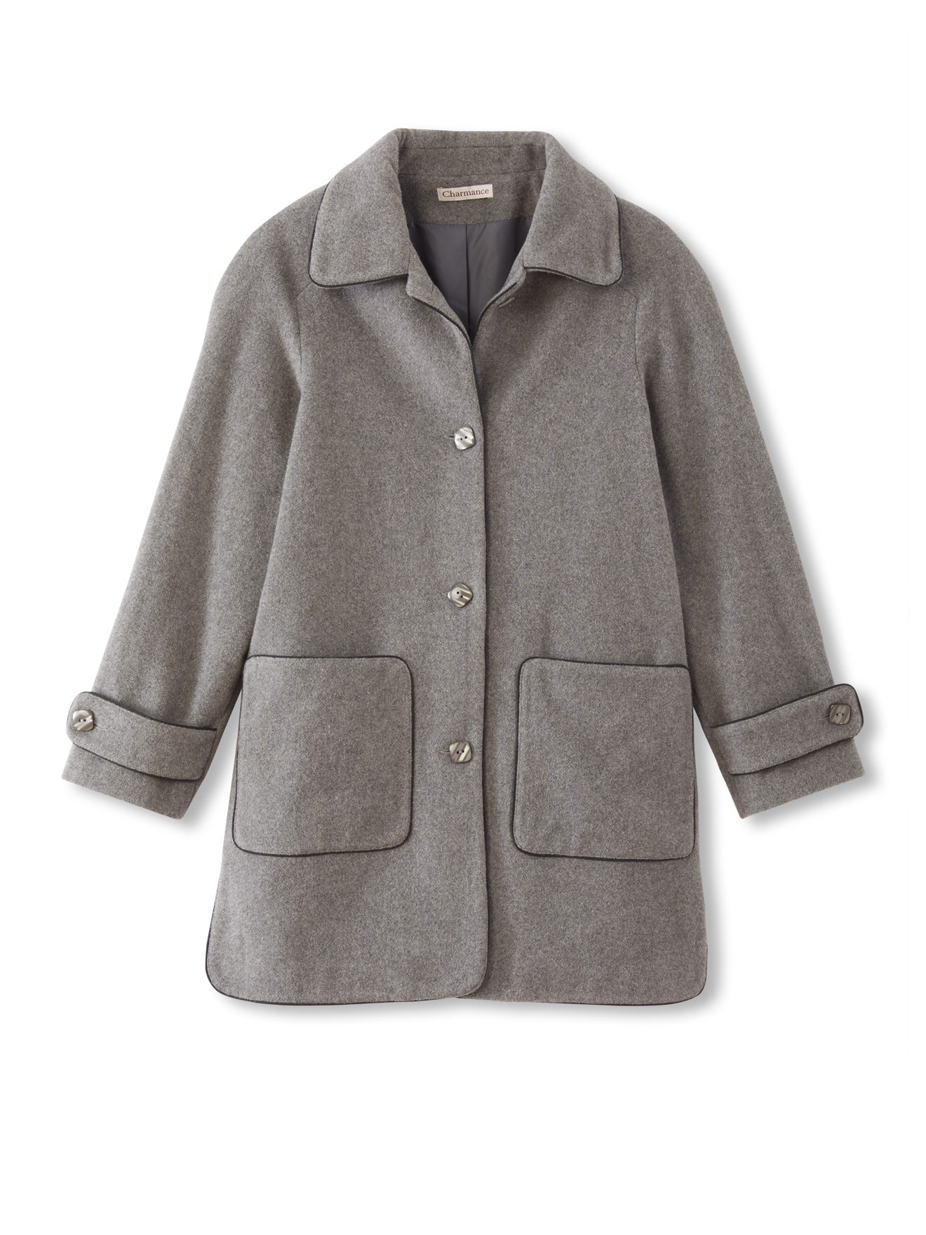 Manteau caban 70% laine