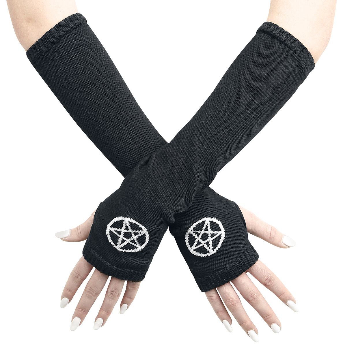 Gants Pentagramme | Pamela Mann Mitaines montantes