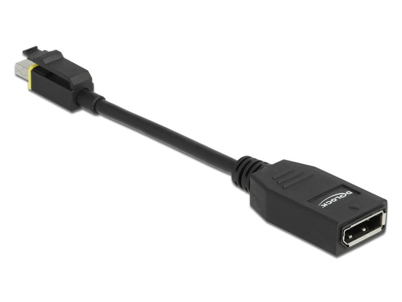 Delock Adapter MiniDisplayPort-DisplayPort 8K/60Hz, Einrast