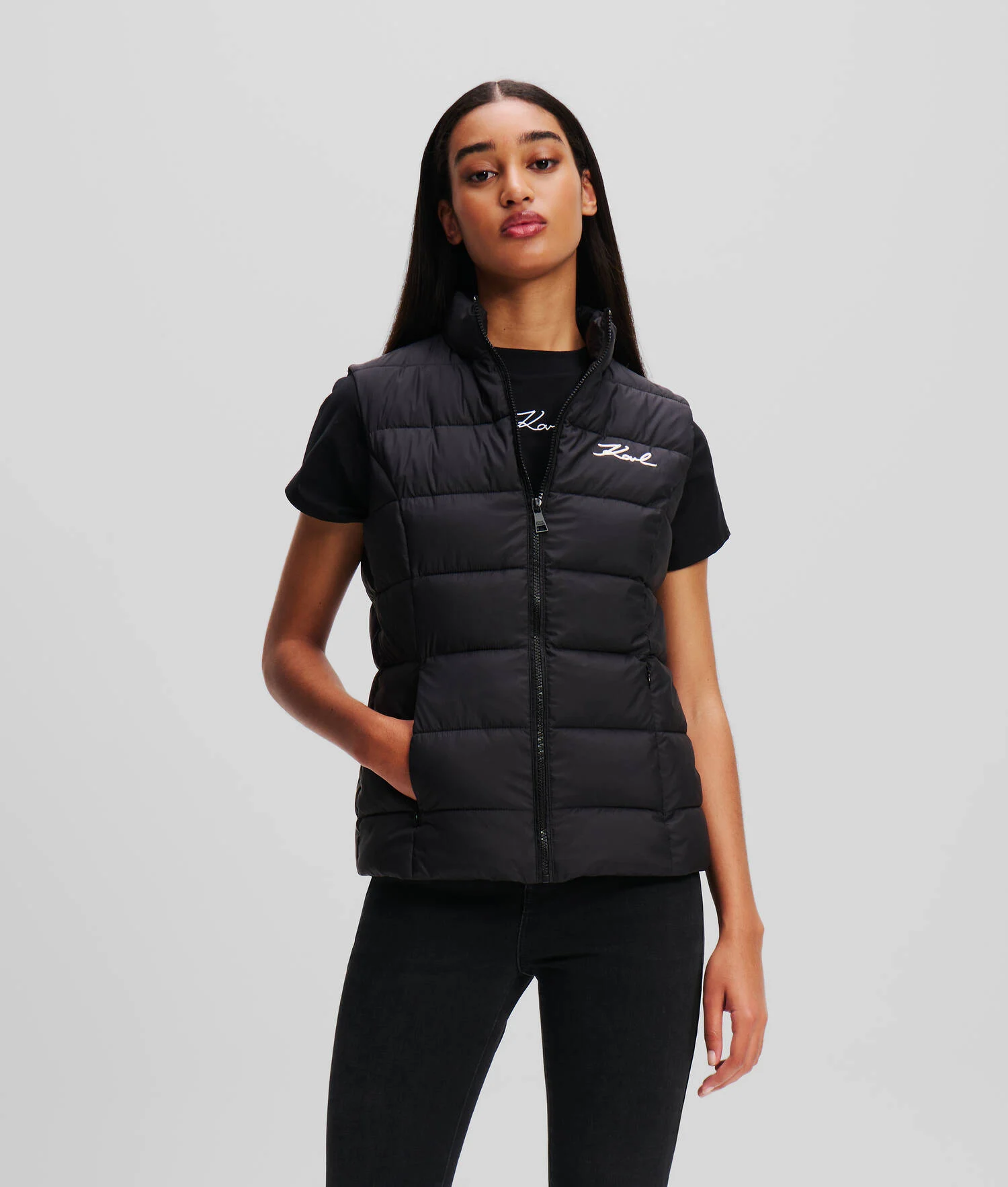 GILET MATELASSÉ KARL SIGNATURE