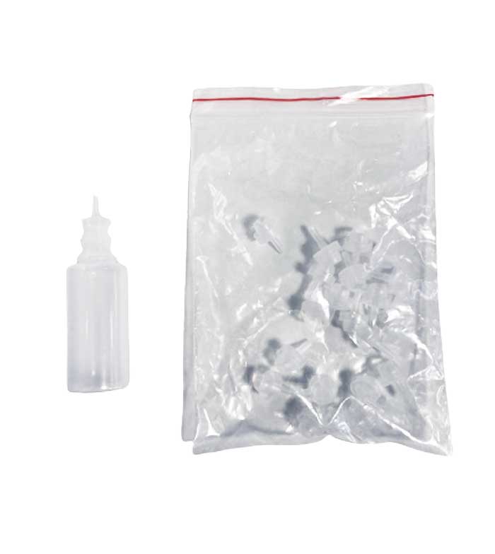 MQBeauty - Bolsa cosmética transparente + 24 frascos de 15ml