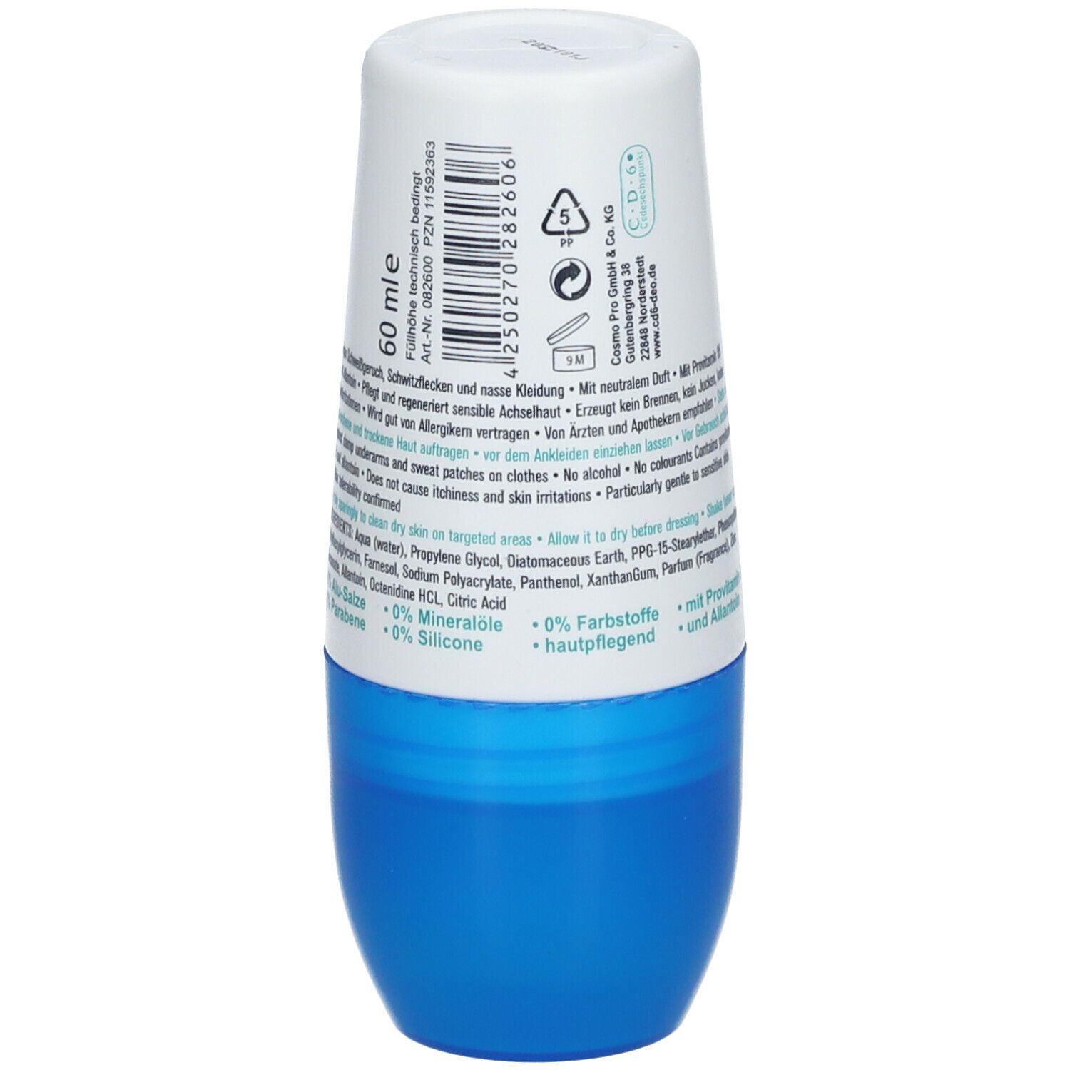 c.d.6 Physiologisches Deo OHNE ALU-SALZE