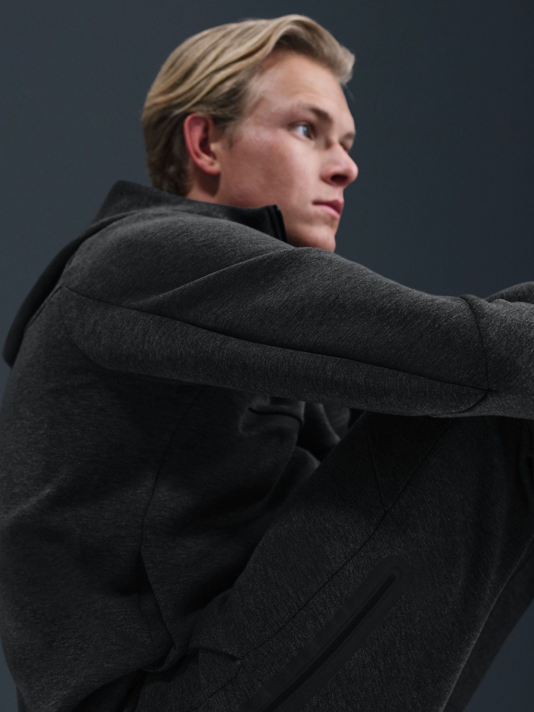 Zwart vervaagd - Nike Tech Fleece joggingbroek