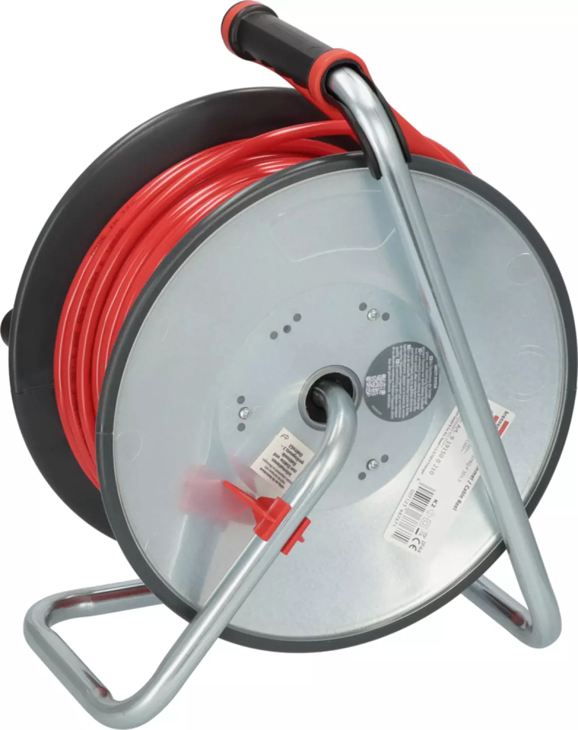 Brennenstuhl Professional SC 5110 SteelCore Kabelhaspel H07BQ-F 3G1,5 - IP44 - 50m - Rood