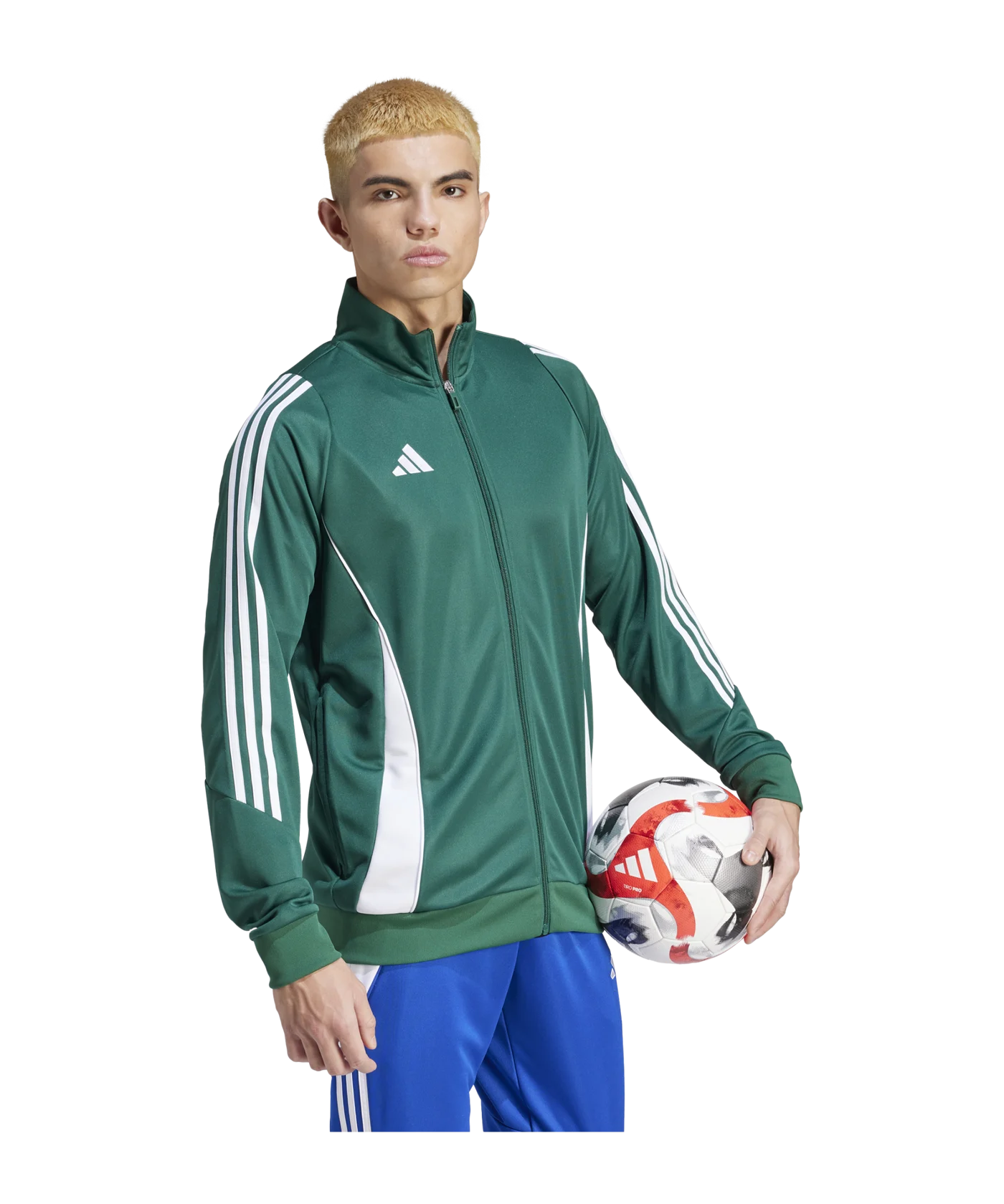 adidas Tiro 24 Trainingsjacke Grün Weiss