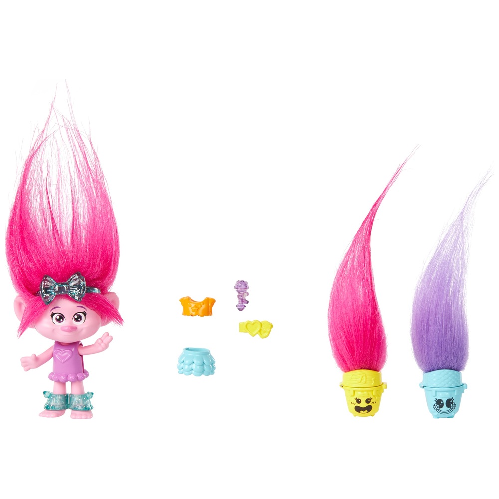 Trolls 3 Band Together Hair Pops Poppy Kleine 10cm Puppe