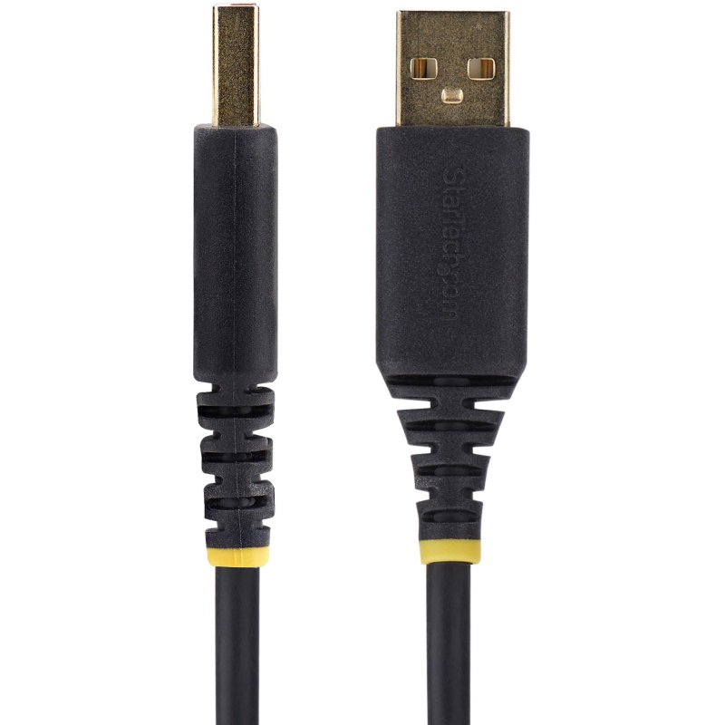 StarTech.com Câble Série Null Modem vers USB de 2m, Rétention COM, FTDI, USB-A vers DB9 RS232, Câble Adaptateur USB DB9, Vis/Écrous DB9 Interchangeables, Windows/macOS/Linux