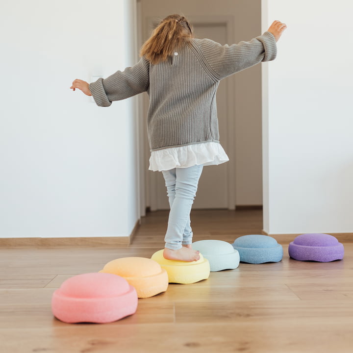Stapelstein® - Original rainbow complete pastel, Winter Special multicolor (8er-Set)