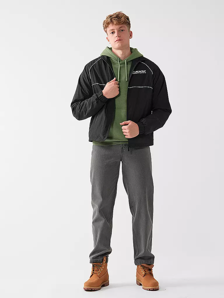 KARL KANI Windbreaker  schwarz