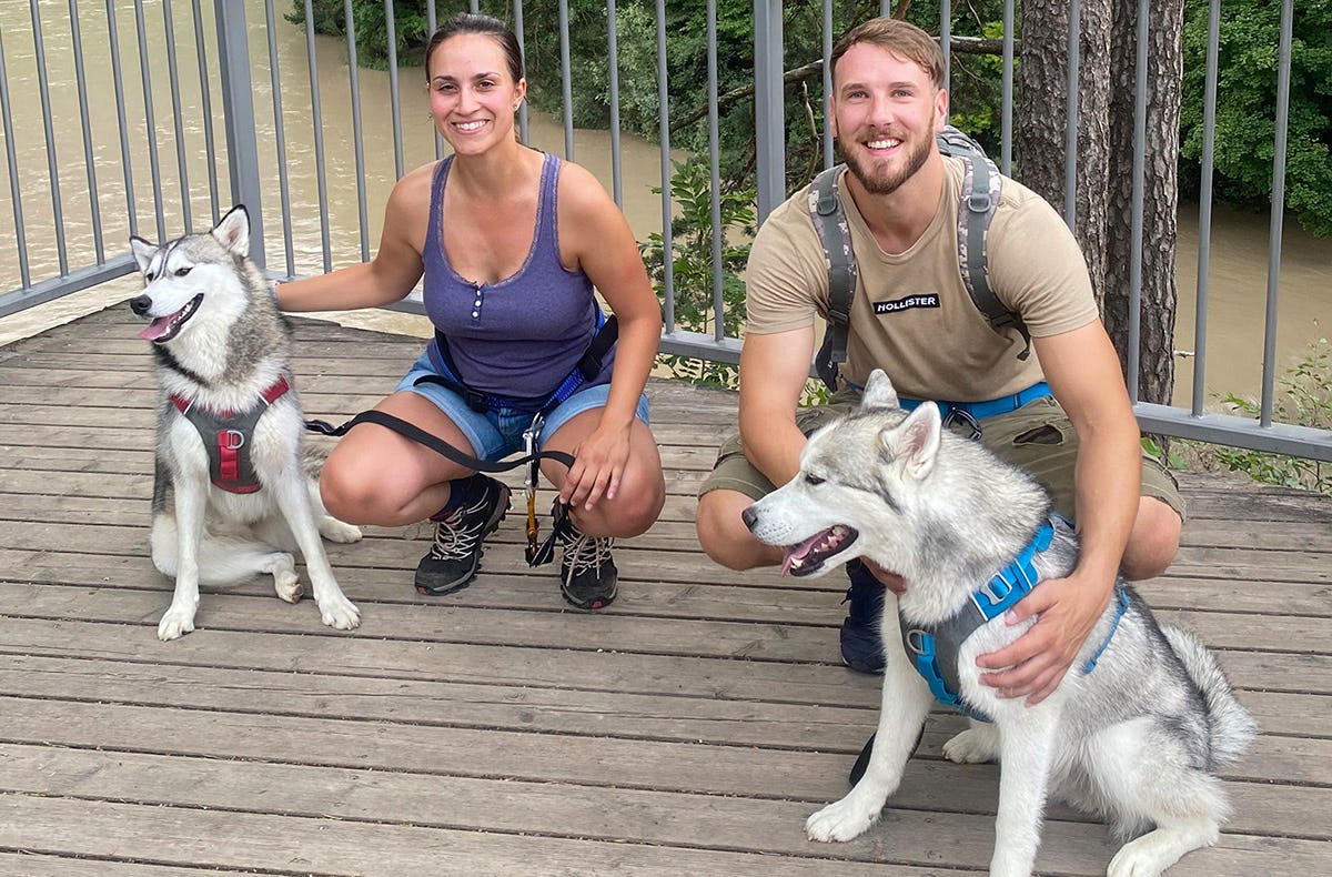 Wandern mit Huskies Schwangau