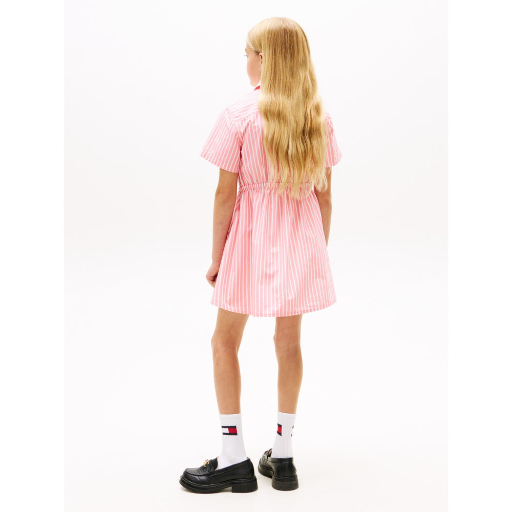 Køb Tommy Hilfiger Tropical Blush Stripes Poplin Stripes Skjorte Kjole