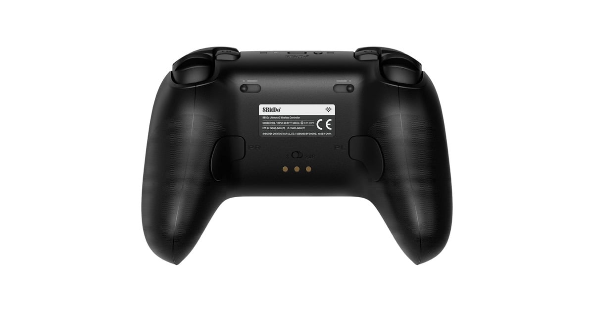 8BitDoUltimate 2 Wireless Controller  (Zwart, 2.4 GHz / Bluetooth, USB, Pc)