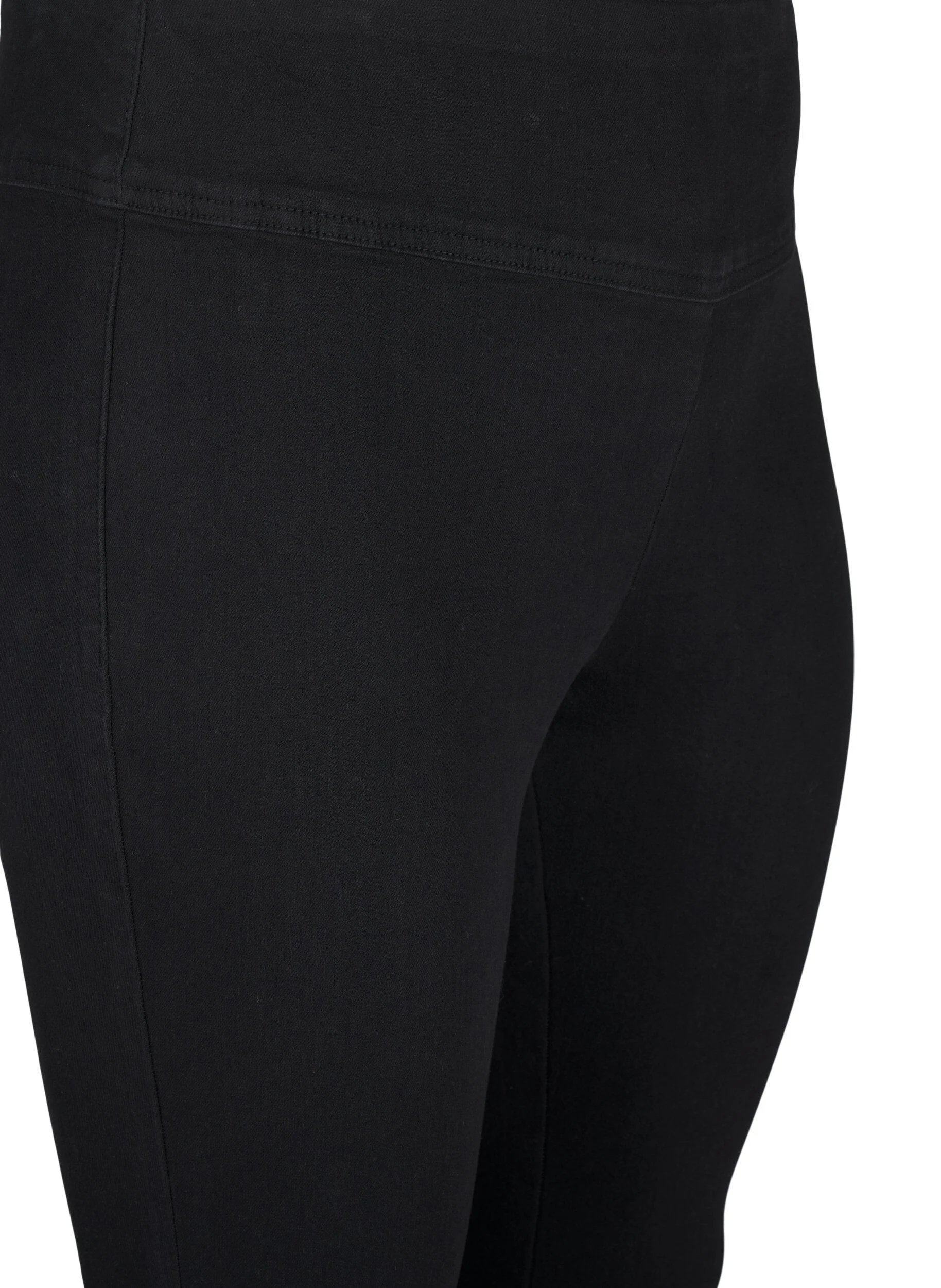 Stretchy jeggings med høj talje