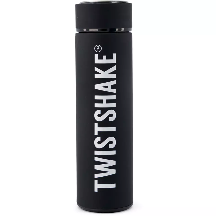 TWISTSHAKE Thermoflasche Hot or Cold 420 ml schwarz