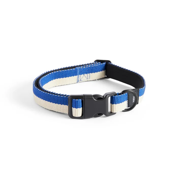 HAY - Dogs Hundehalsband, S/M blau / off-white