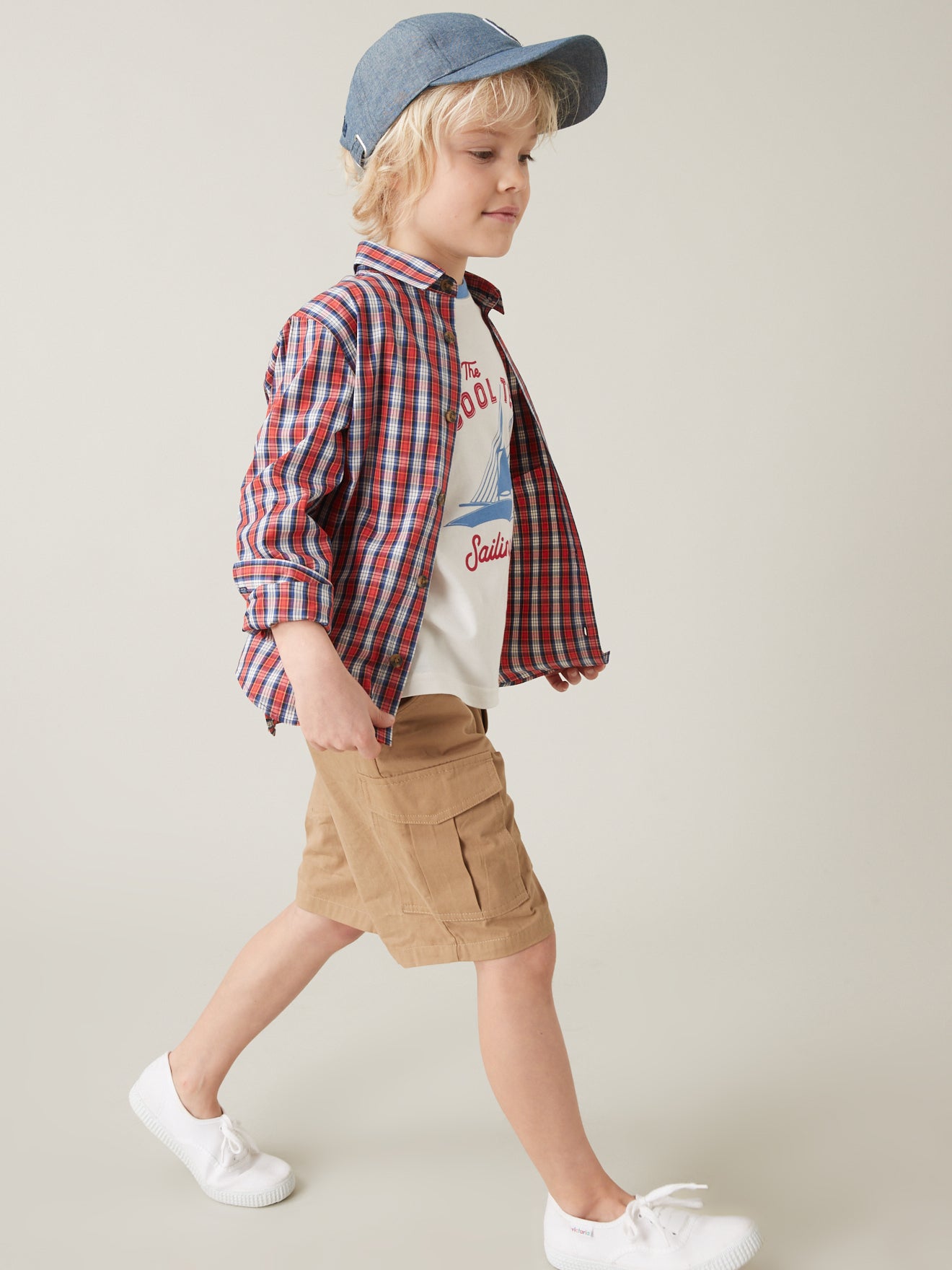 Chemise à carreaux Père/fils