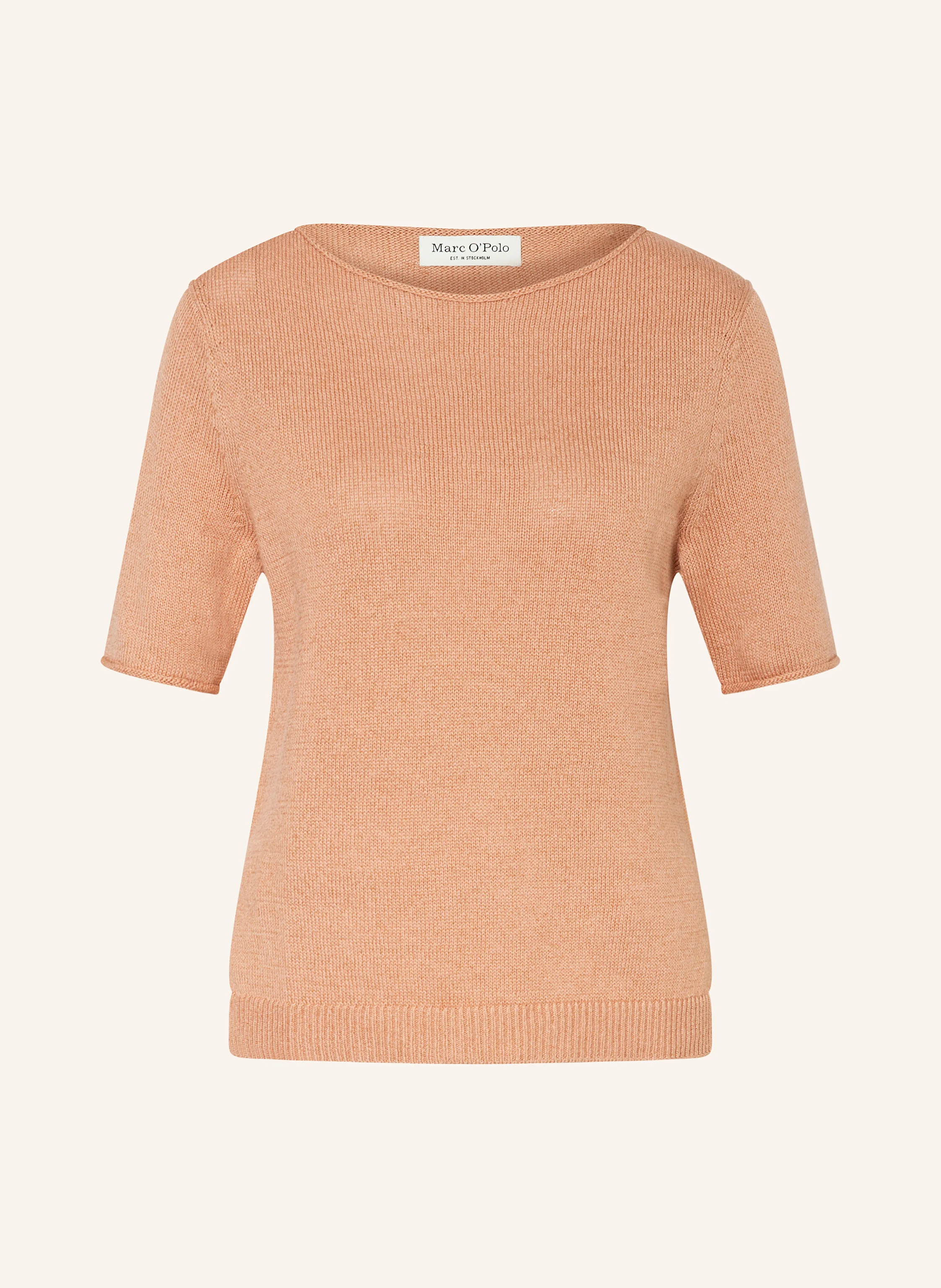 Marc O'Polo Strickshirt mit Leinen