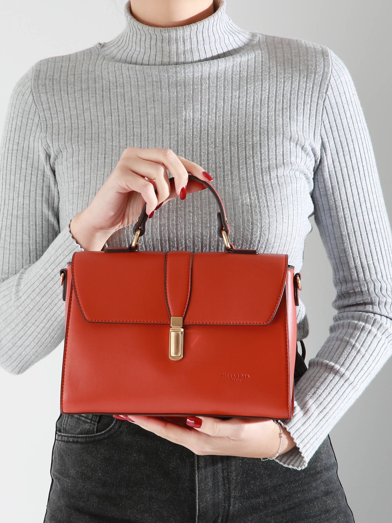 Sac port main Solange HEXAGONA