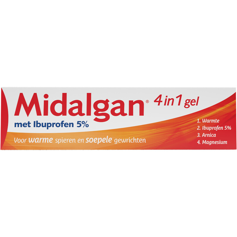Midalgan 4in1 gel met ibuprofen 5%