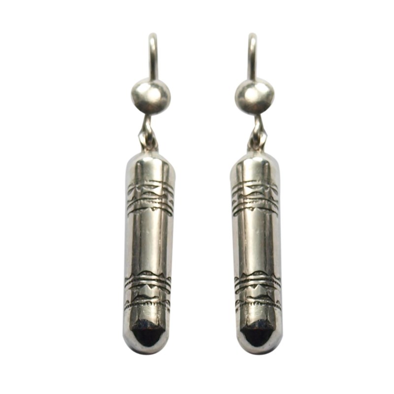 boucle d'oreille ethnique touareg argent