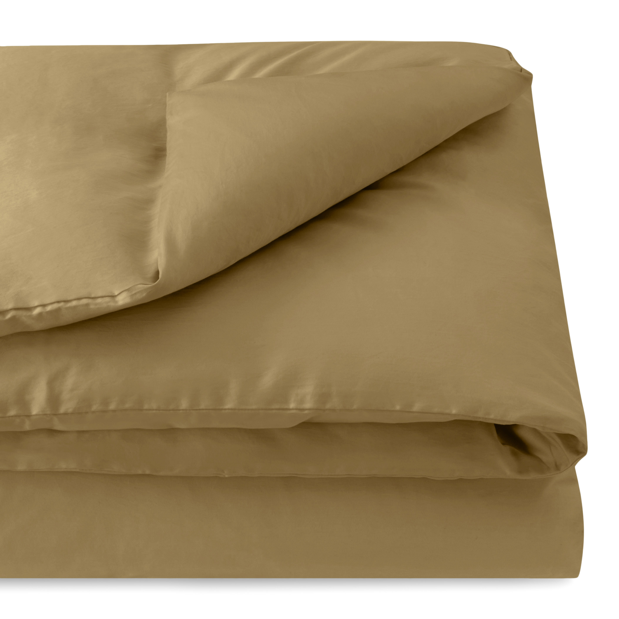 Dekbedovertrek Cotton Satin 200x220 cm khaki