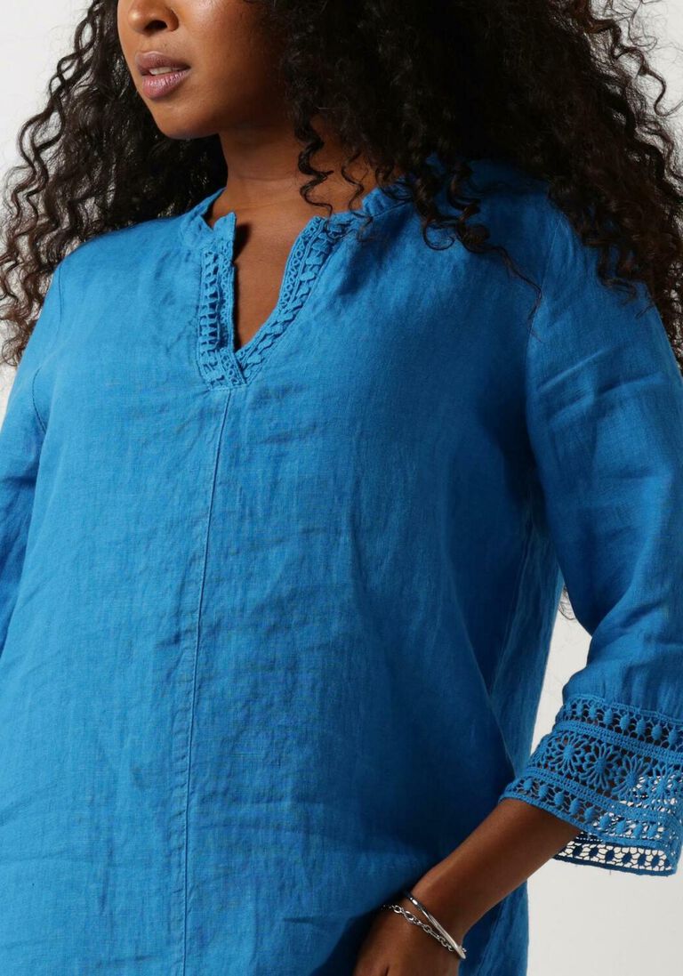 NUKUS donkerblauwe nukus mini jurk carol dress