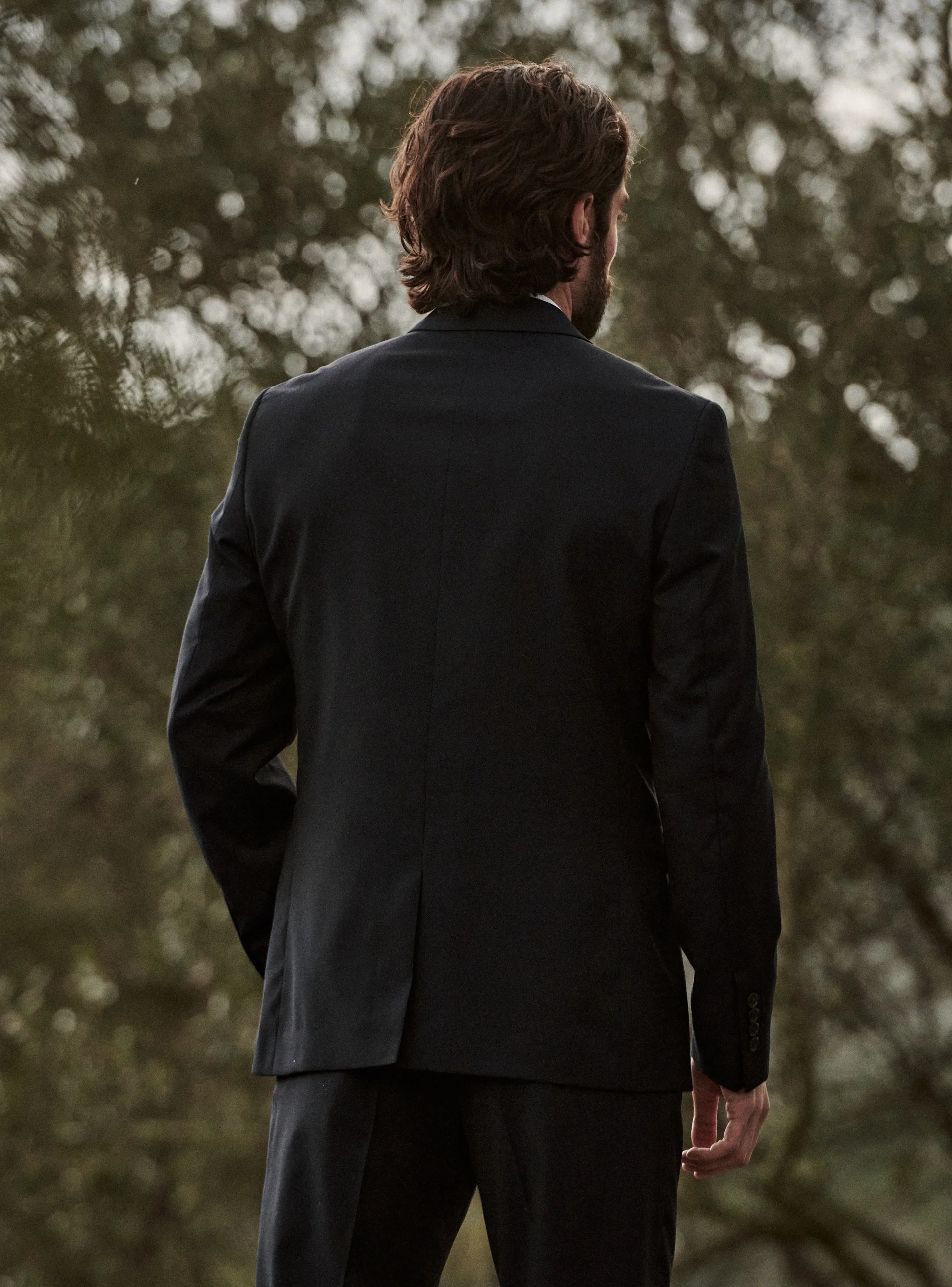 Veste de Costume en laine Gekko Navy