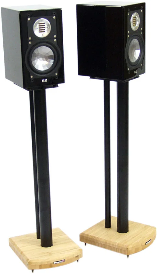 Atacama Moseco 7 Bambou et support noir (la paire) Pieds pour enceintes