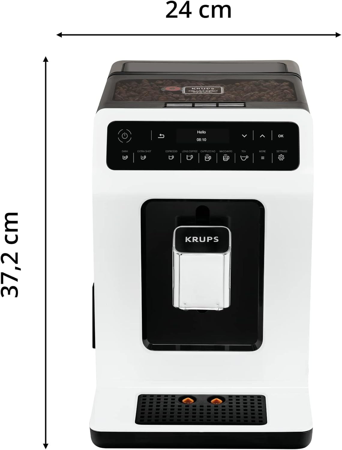KRUPS Evidence Espresso-Vollautomat - One-Touch Cappuccino