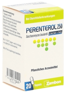 PERENTEROL Kapseln 250mg, 20 Stück
