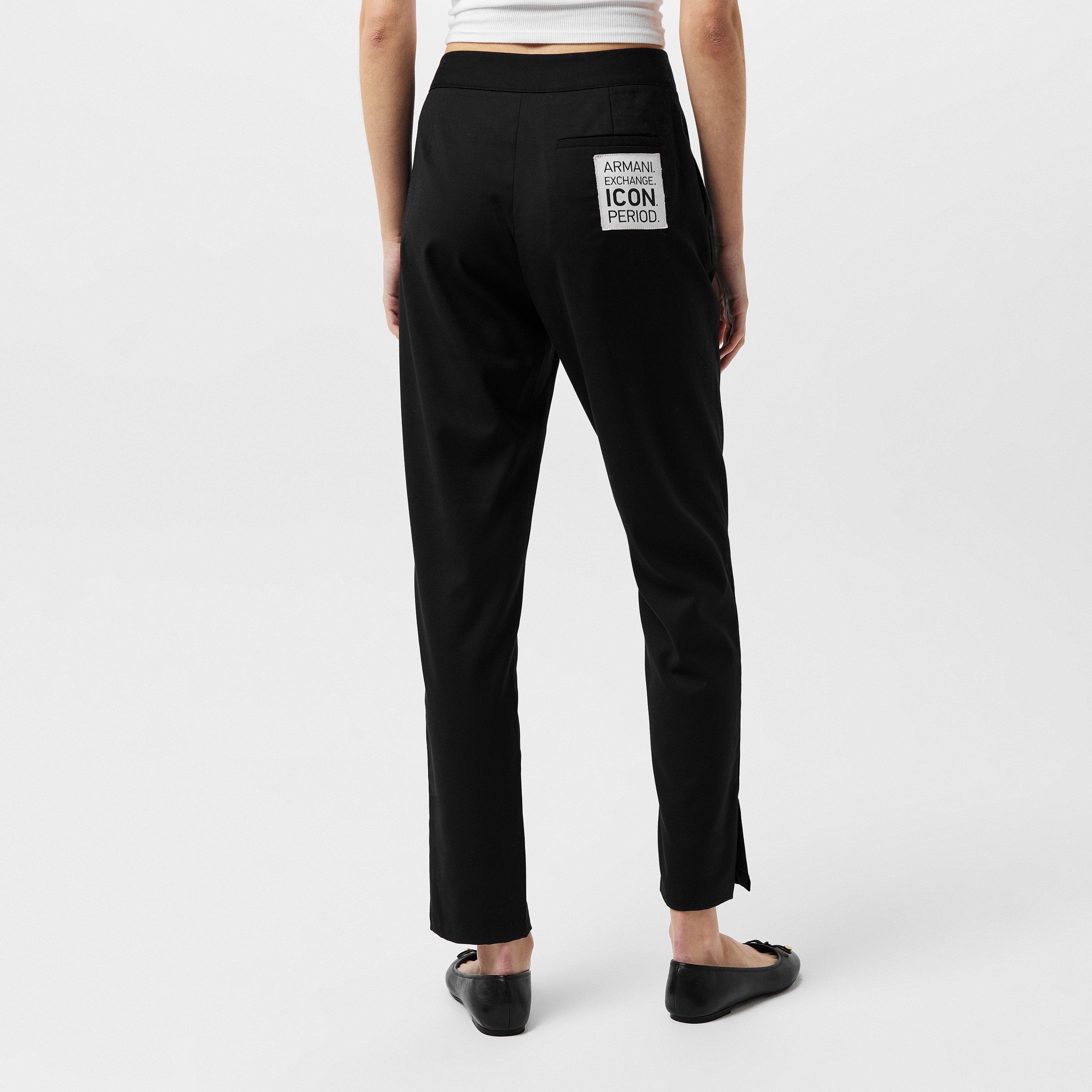 Armani Exchange Icon Logo Patch Trousers