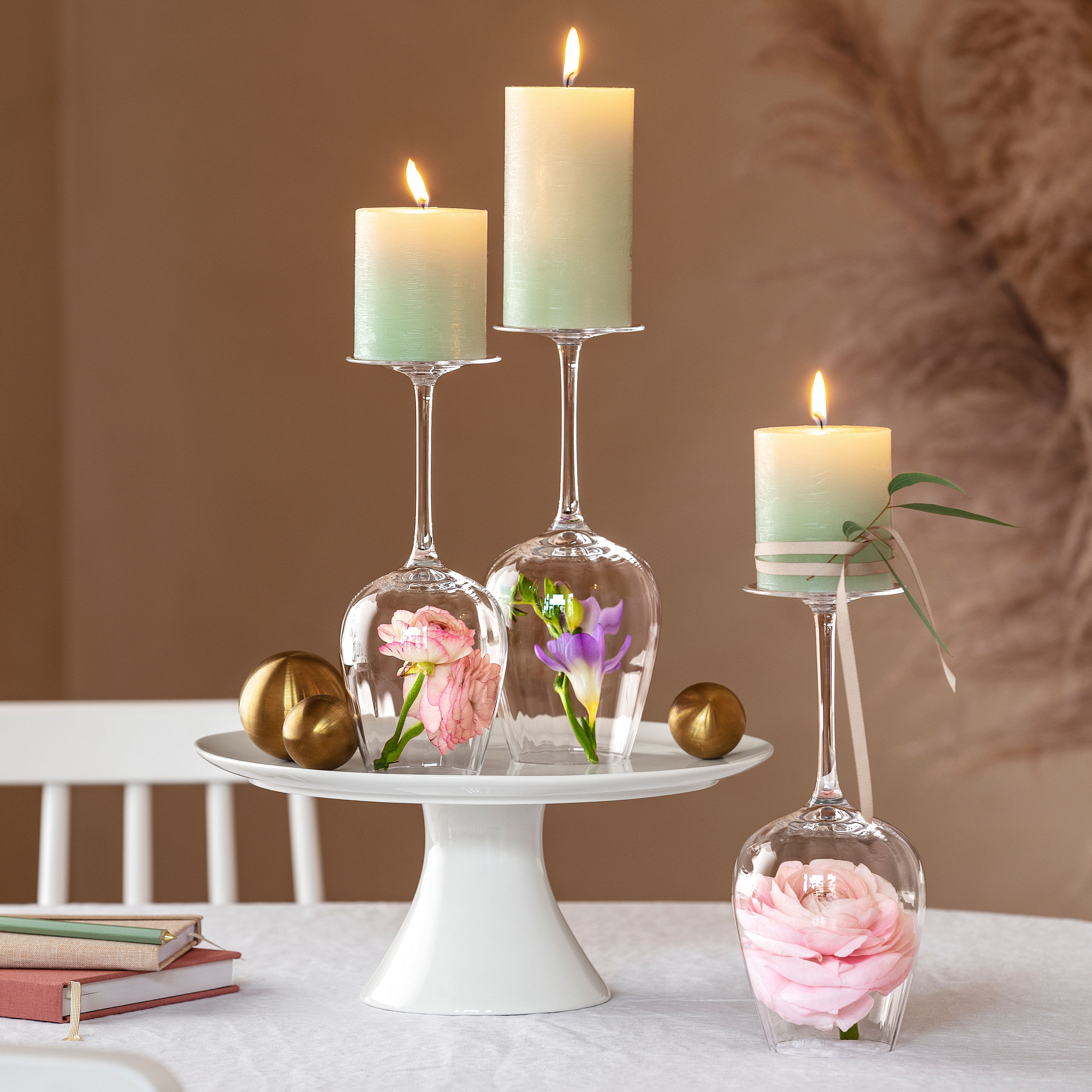 For Me Cake stand White, 12'', Premium Porcelain