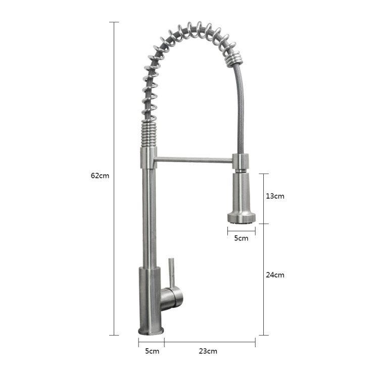 Best Design XXL RVS keukenkraan Flexibel 70cm