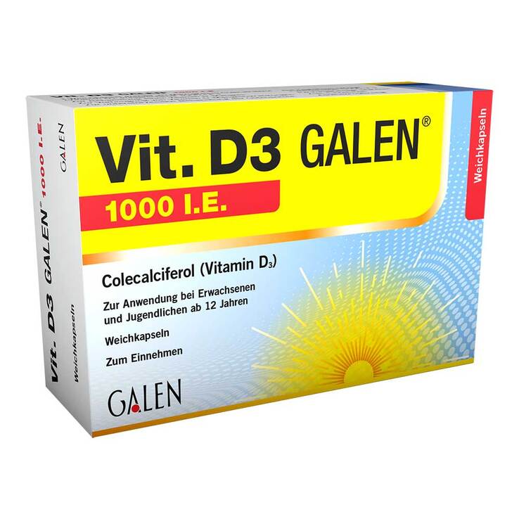 Vit. D3 GALEN 1000 I.E. Weichkapseln, 200 St