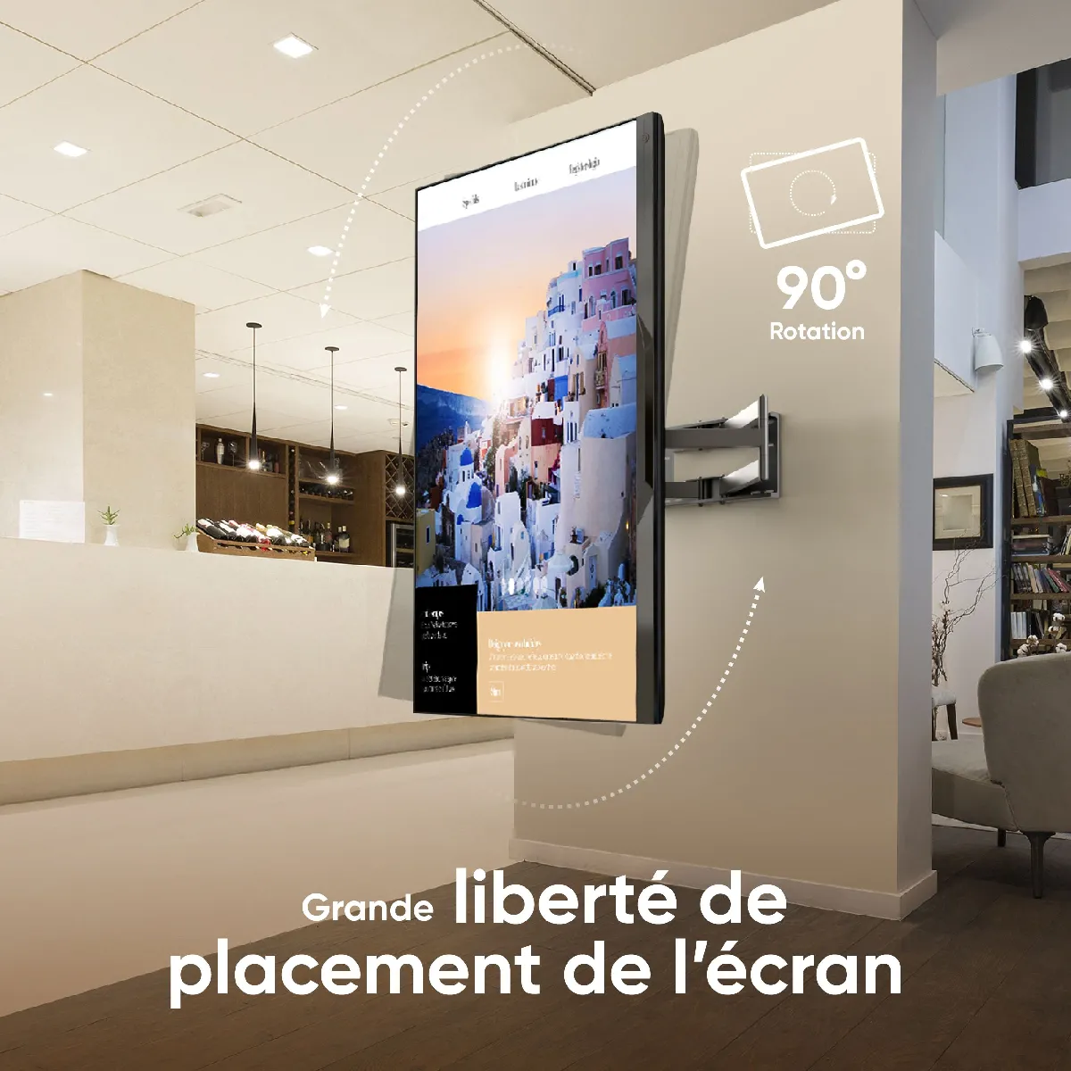 Onkron M8L-B Télévision mural