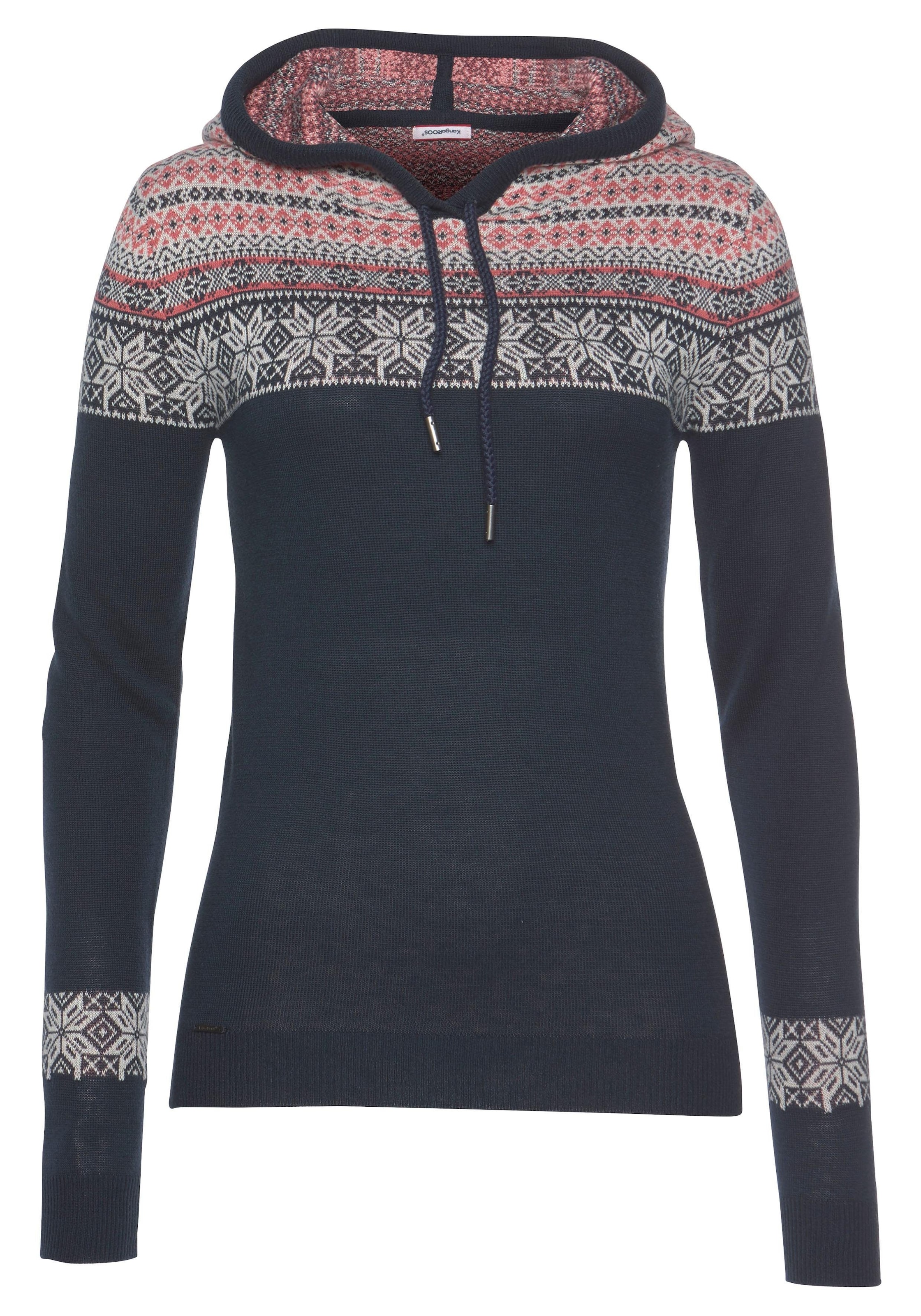 KangaROOS Kapuzenpullover , mit tollem Muster