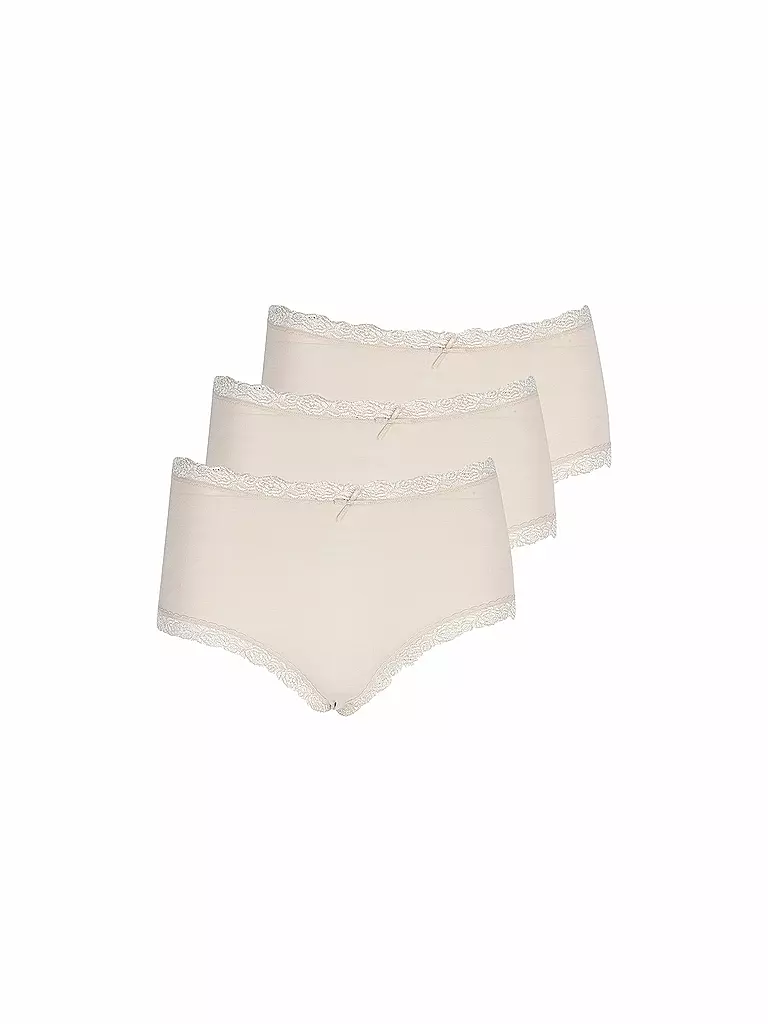 NINA VON C Taillenslip 3er-Pkg. nude beige